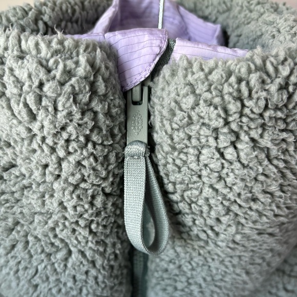 FP Movement Cropped Sherpa Quarter-Zip Pullover - Picture 3 of 12